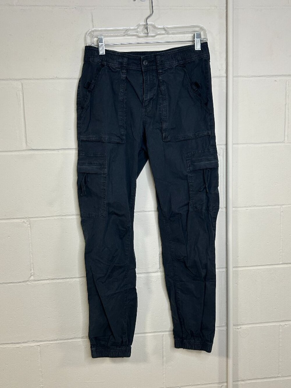 American Eagle Pants Womens 2 High Rise Baggy Cargo Jogger Elastic Waist Stretch